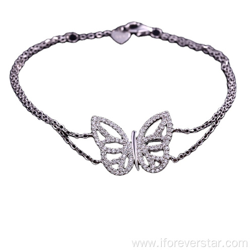 925 Sterling Silver charms bracelet jewelry